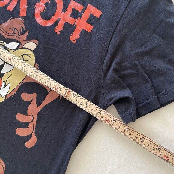 Looney Tunes Taz the Tasmanian devil Back Off Shirt Size Medium 100%‎ Cotton - Picture 3 of 9